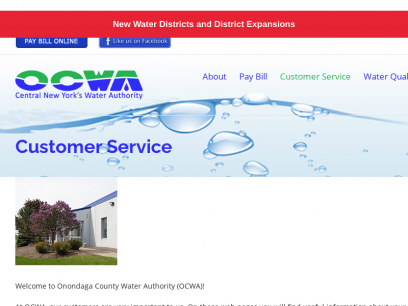 Customer Service &#8211; OCWA