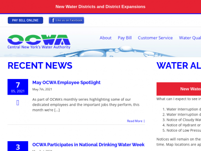 OCWA &#8211; Page 5 &#8211; Central New York’s Water Authority