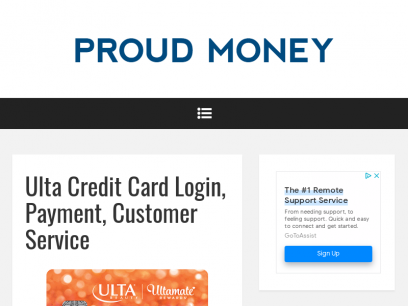 Ulta Credit Card Login, Payment, Customer Service &#8211; Proud Money