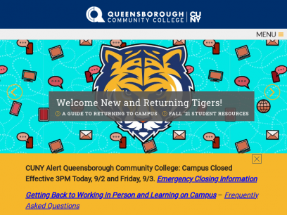 Website for Queensborough Community College
