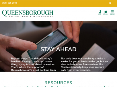 
	Online Banking &amp; Financial Resources | Queensborough National Bank &amp; Trust Co.
