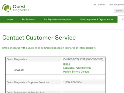  : Customer Service