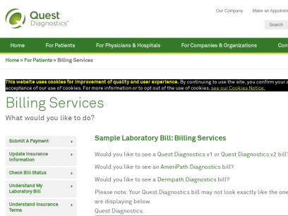 Pay your Patient Bill - Quest Diagnostics Inc.