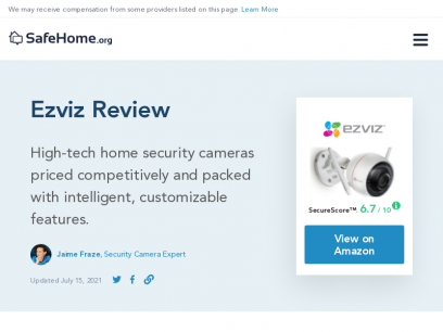 Ezviz Hands-On Review | 2021 Ezviz Security Camera Reviews &amp; Ratings