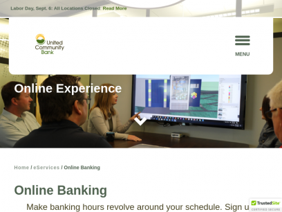 Online Banking &#8211; United Community Bank