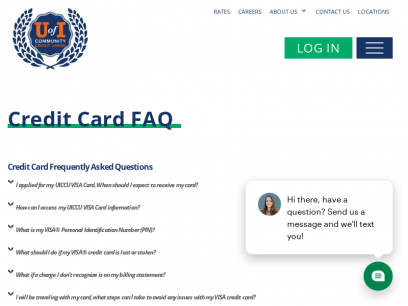 Credit Card FAQ - U of I Community Credit Union