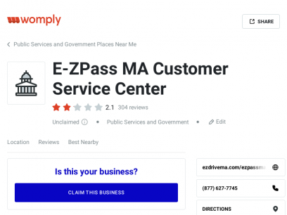 E-ZPass MA Customer Service Center - Auburn, MA - 304 Ratings and Reviews - Public Services and Government Places