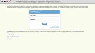 SCRIBE Login - Scribe Portal