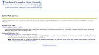 
                            2. SCSU BannerWeb - Southern Banner Web Portal