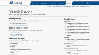 
                            1. Search and Apply - Careers - About.usps.com