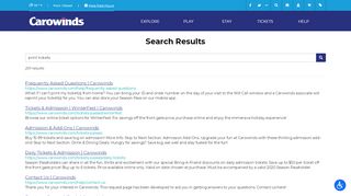 
                            4. Search | Carowinds - Carowinds Payment Portal