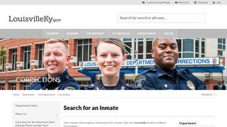 
                            8. Search for an Inmate | LouisvilleKy.gov - Kentucky Offender Management System Login