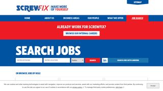 
                            1. Search for jobs at Screwfix | Careers at Screwfix - Screwfix Careers Portal