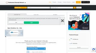
Search Jobs for Diverse Professionals - Diverse Job Board  
