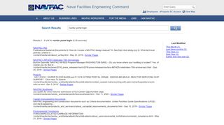 
                            1. Search - Naval Facilities Engineering Command - Navfac Portal Access