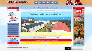 
                            5. Search Private UK Static Caravan Rental and Holiday Hire - Caravans 4 Hire Owners Portal