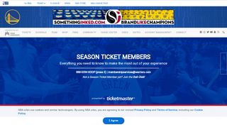 
                            3. Season Ticket Members | Golden State Warriors - NBA.com - My Warriors Account Portal