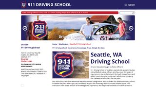 
Seattle, WA Driving School | 911 Driving School  
