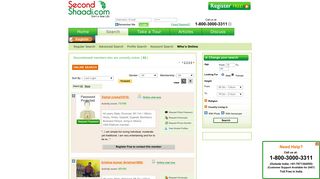 
                            5. Second Shaadi - Members Online Search - Www Secondshaadi Com Portal