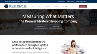 Secret Shopper - The Premier Mystery Shopping Company - Person To Person Mystery Shopping Portal