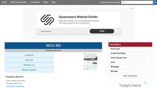 
                            3. SECU MD - Credit Unions Online - Secumd Online Portal