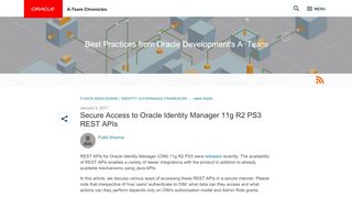 
                            9. Secure Access to Oracle Identity Manager 11g R2 PS3 REST ... - Oim Portal