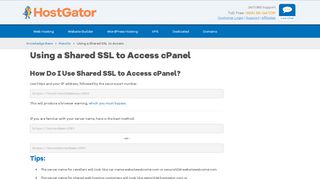
                            4. Secure cPanel Login - HostGator - Www Hostgator Com Portal Page