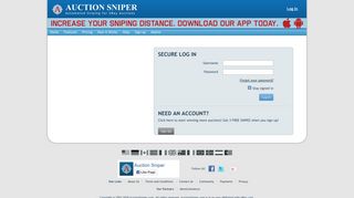 
                            6. Secure Login Auction Sniper