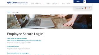 secure-login - Dean Health Plan