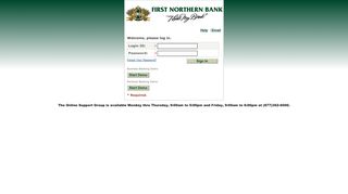 Secure Login - That's My Bank Portal