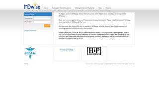 Secure Login - Wisepay Login
