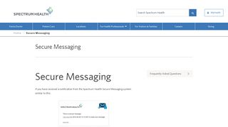 
Secure Messaging | Spectrum Health
