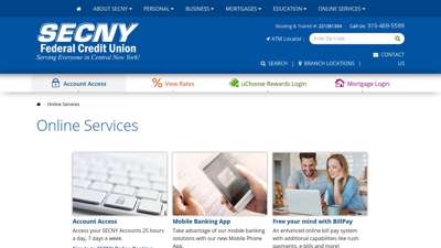 
                            2. Secure Online Banking Syracuse Credit Union SECNY FCU