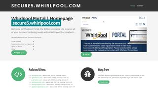 secure5.whirlpool.com Whirlpool Portal | Homepage