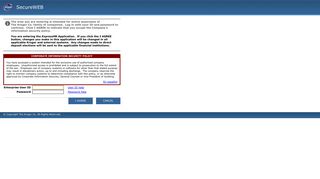 SecureWEB Login - One Roundy's Employee Self Service Portal