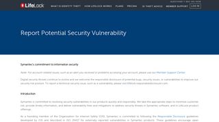 
Security - LifeLock.com  
