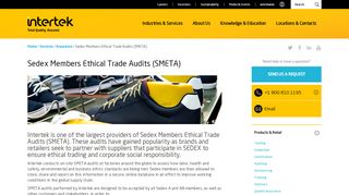 
                            7. Sedex Members Ethical Trade Audits (SMETA) - Intertek - Sedex Portal Login