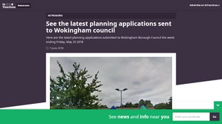 
                            4. See the latest planning applications sent to Wokingham council ... - Wokingham Planning Portal