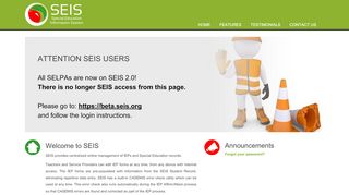 
                            2. SEIS - Special Education Information System - Https Beta Seis Org Login