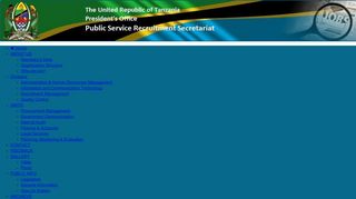 
                            1. Sekretarieti ya Ajira - Public Service Recruitment Secretariat Portal