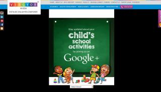 
                            5. Select your Google Plus Page - VIBGYOR High - Vibgyor Roots Parent Portal