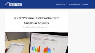 Select2Perform Tests: Practice with Samples & Answers ... - Select2perform Portal