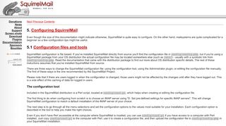 
                            8. Selecting IMAP server - SquirrelMail - Webmail for Nuts! - Ensignia Mail Portal