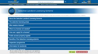 
                            6. Selective Landlord Licensing Scheme | Middlesbrough Council - Middlesbrough Landlord Portal