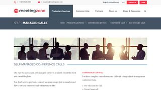 
Self-Managed Calls - MeetingZone  
