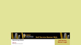 
                            5. Self Service Banner Web for Faculty:: West Georgia Technical ... - West Ga Tech Portal