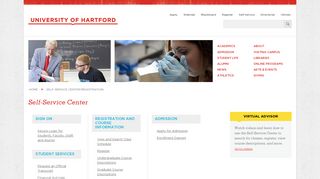
                            2. Self-Service Center | University of Hartford - University Of Hartford Student Portal