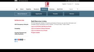 
                            5. Self-Service Portal - NYCHA - NYC.gov - Nycha Section 8 Landlord Portal
