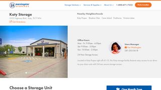
                            3. Self Storage Units in Katy, TX | Morningstar Storage - Morningstar Storage Portal