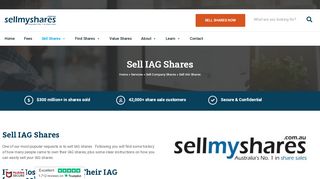 
                            8. Sell IAG Shares - Sell Insurance Australia Group Shares - Sell ... - Iag Shareholder Portal
